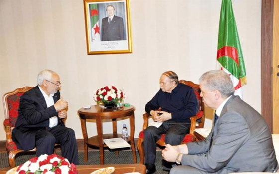   مصر اليوم - بوتفليقة يستقبل رئيس النهضة التونسي راشد الغنوشي لبحث تطورات الأوضاع السياسية