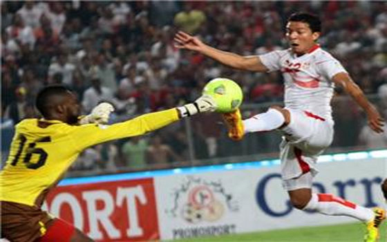   مصر اليوم - الأسود الكاميرونية تزأر بنشوة مونديال البرازيل وتلتهم نسور قرطاج في ياوندي برباعية