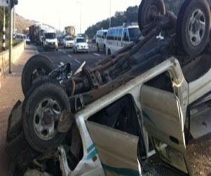   مصر اليوم - مقتل وإصابة 6 في ثلاث حوادث طرق برأس سدر