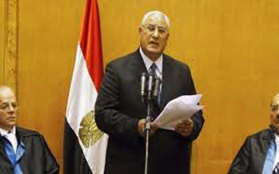   مصر اليوم - منصور: مصر ستنتصر على الإرهاب و30 حزيران ثورة حقيقة تُصوِّب مسار 25 كانون الثاني