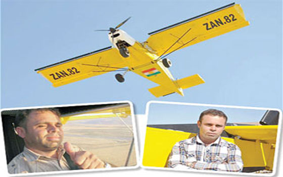   مصر اليوم - مبدعٌ كرديّ عراقيّ صنع طائرة خاصة وحلّق بها