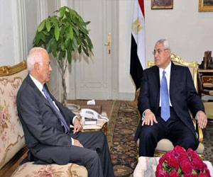 مصر اليوم - عدلي منصور يبحث مع نبيل العربي مجالات التعاون العربي الإفريقي