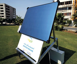   مصر اليوم - دبي تنتج أول زجاج ملون للطاقة الشمسية في العالم