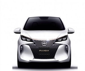 مصر اليوم - تويوتا تنشر الصور الرسمية لسيارتها الاختبارية Premi Aqua