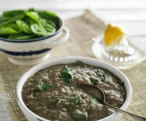   مصر اليوم - مجدّرة مع السبانخ الصغيرة