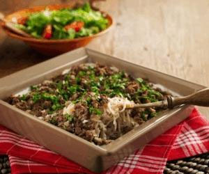   مصر اليوم - صينية معكرونة باللحم واللبن