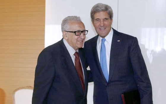   مصر اليوم - اجتماع جديد الإثنين بين الإبراهيمي ودبلوماسيين أميركيين و روس لتحديد موعد جنيف2