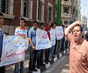   مصر اليوم - طلاب الاخوان في الاسكندرية يحيون ذكرى 100 يوم على فض اعتصام رابعة والنهضة