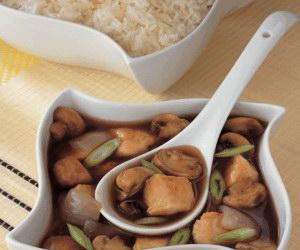   مصر اليوم - دجاج مقلي مع الفطر وصلصة المحار على الطريقة الصينية