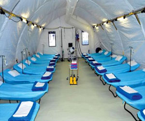   مصر اليوم - وفد طبي مصري يزور المستشفي العسكري الميداني الأردني