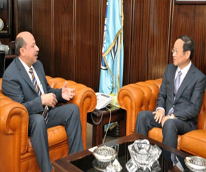   مصر اليوم - السفير الكوري يزور جامعة العلوم والتكنولوجيا