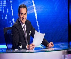   مصر اليوم - باسم يوسف يتسلم جائزة حرية الصحافة