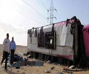   مصر اليوم - إصابة 11 عاملاً إثر انقلاب حافلة على طريق الإسماعيليَّة