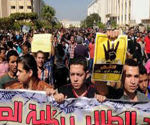   مصر اليوم - تظاهرة محدودة لطُلاب الإخوان في أزهر أسيوط