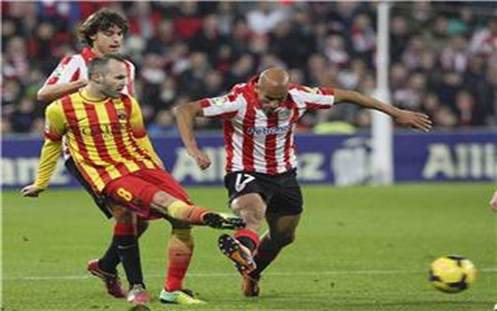   مصر اليوم - أتلتيك بلباو يُلحِق ببرشلونة الخسارة الأولى في غياب ميسِّي بهدف إيكار