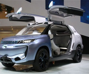 مصر اليوم - طراز صيني تصوري جديد لسيارة بحوض لأسماك الزينة