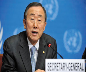   مصر اليوم - بان كي مون يدعو كل الأطراف في أوكرانيا لضبط النفس وتجنب العنف