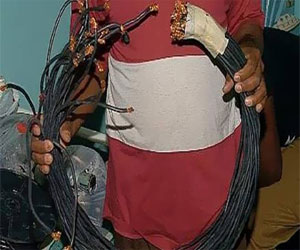   مصر اليوم - ضبط لصوص كابلات تليفونات في سوهاج