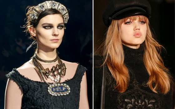   مصر اليوم - إكسسوارات الشعر تُبعد عنكِ ملل الشتاء بروعة خطوط الأناقة في فالنتينووأمبوريو أرماني