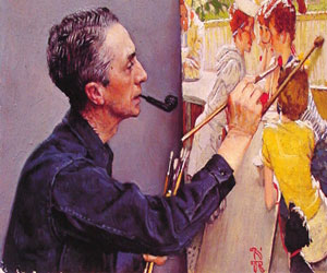   مصر اليوم - رقم قياسي لمبيعات اللوحات الفنية للرسام الأميركي نورمان روكويل