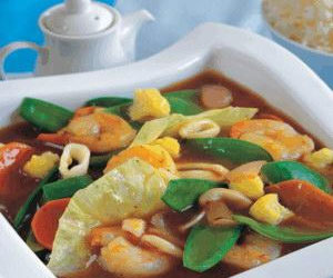   مصر اليوم - القريدس والكالاماري المقلية