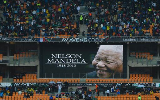   مصر اليوم - جنوب أفريقيا في حفل تاريخي لتأبين للزعيم الراحل نلسون مانديلا