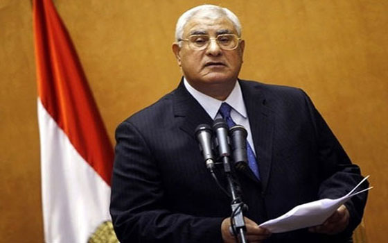   مصر اليوم - منصور يعلن السبت موعد الاستفتاء على الدّستوربحضور كبار المسؤولين