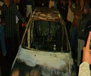   مصر اليوم - جنازة شعبية مهيبة لسائق التاكسي الذي ذبحة عدد من الإخوان في المنصورة