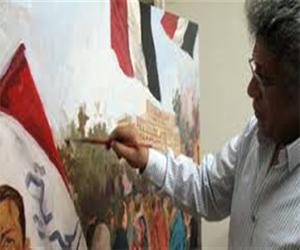   مصر اليوم - وزيرا الثقافة والاعلام يفتتحان صالون برنامج الاتيليه الاول للفنان طه القرنى في لاوبرا