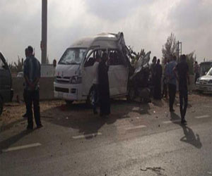   مصر اليوم - إصابة ضابط و4 مجندين في حادث تصادم في البحيرة