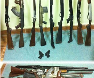   مصر اليوم - الأمن العام يضبط 294 قطعة سلاح و6 تشكيلات عصابية و26 سيارة مسروقة