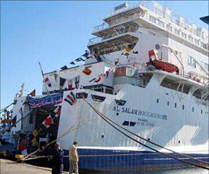   مصر اليوم - شركة القاهرة للعبَّارات تجري تجربة إخلاء الركاب في ميناء الغردقة