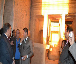   مصر اليوم - محافظة الفيوم تحتفل بتعامد الشمس على معبد قصر قارون
