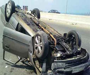 مصر اليوم - إصابة 5 مواطنين في حادث على طريق الإسماعيلية بورسعيد