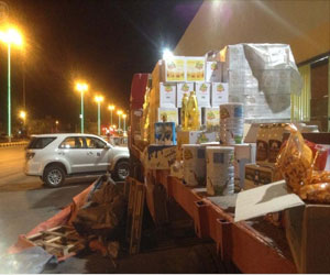   مصر اليوم -  التجارة  السعودية تمنع شاحنة من إيصال 40 ألف سلعة غذائية فاسدة