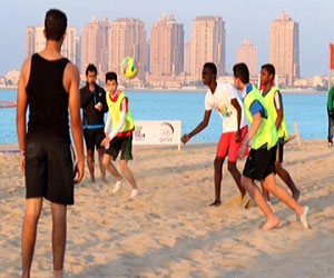   مصر اليوم - نجاح مهرجان مؤسسة دوري نجوم قطر للكرة الشاطئية