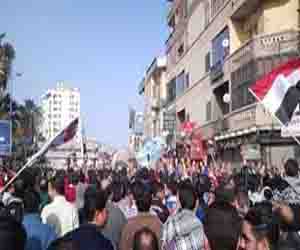 مصر اليوم - أهالي أجا في الدقهليّة يتظاهرون ضد الإخوان