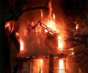   مصر اليوم - حريق منزل في كفر الشيخ