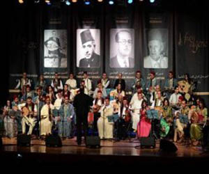   مصر اليوم - الفرقة المغاربية للموسيقى الاندلسية تحيي السهرة الاختتامية