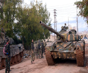   مصر اليوم - الحكومة السورية تغلق معبر كراج الحجز في حلب