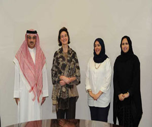   مصر اليوم - مكتبة الملك حمد تلتقي ممثلة عن المتحف البريطاني