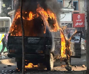   مصر اليوم - انتداب المعمل الجنائي في حريق نشب بالقرب من المخابرات
