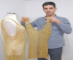   مصر اليوم - شركة تركيَّة تصنع فساتين ذهب بسعر 130 ألف دولار الواحد