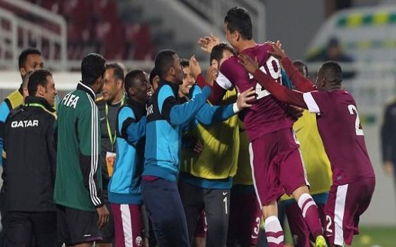   مصر اليوم - العنابي القطري يفوز على نظيره الأردني بهدفي الجزائري بوعلام