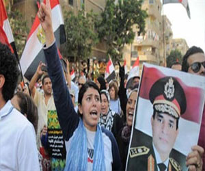   مصر اليوم - مسيرة في الوادي الجديد لدعم الدستور