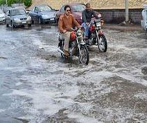   مصر اليوم - سيول محدودة بوسط سيناء في بئر جريد