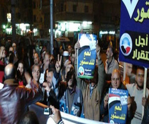 مصر اليوم - حزب النور في دمياط يروج للدستور بوقفات ومسيرات