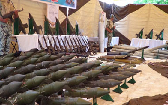   مصر اليوم - 6 قبائل من رفح سلمت 521 قطعة سلاح استجابة لمبادرة السيسي