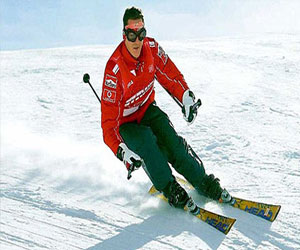 مصر اليوم - شوماخر تزلج على مضمار خالي من العيوب