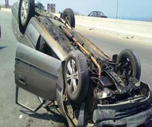   مصر اليوم - إصابة 6 أشخاص في حادث انقلاب سيّارة شمال سيناء